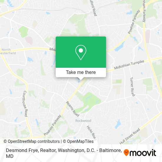 Desmond Frye, Realtor map