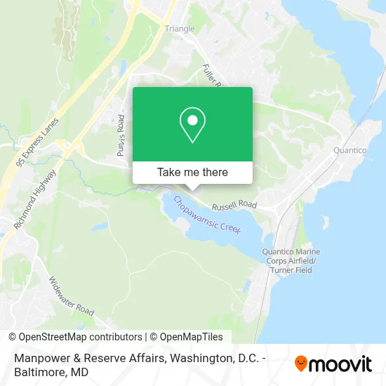 Manpower & Reserve Affairs map