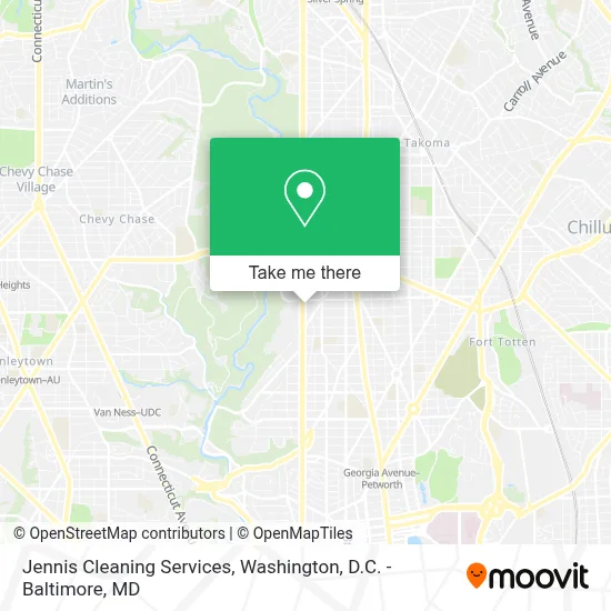 Jennis Cleaning Services map