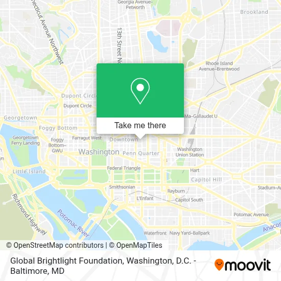 Global Brightlight Foundation map