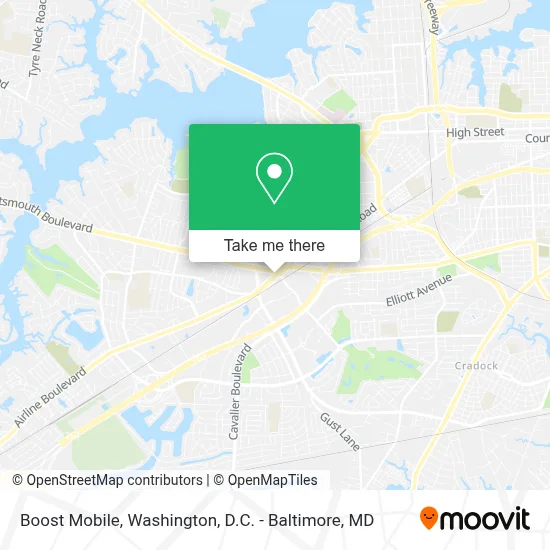 Boost Mobile map
