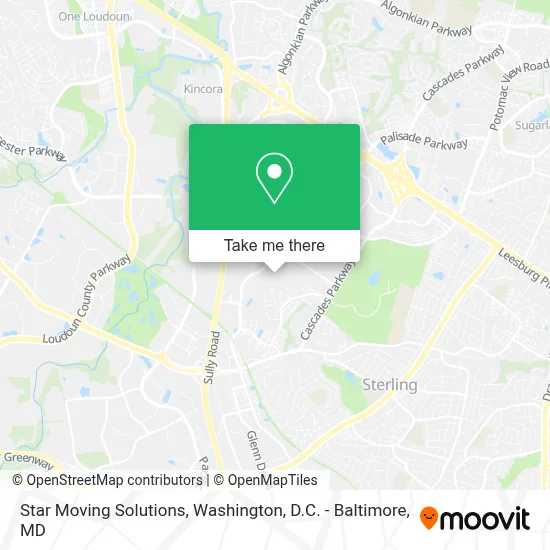 Star Moving Solutions map