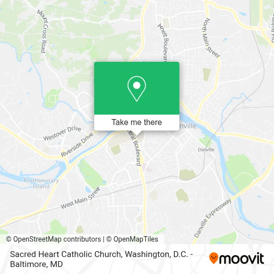 Sacred Heart Catholic Church map