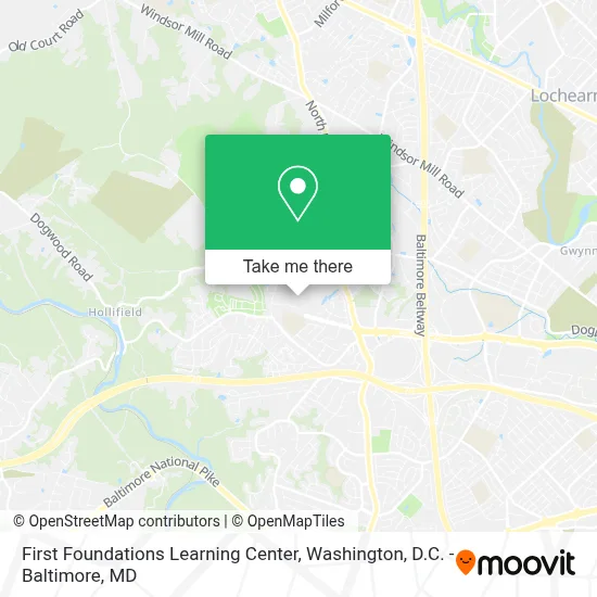 First Foundations Learning Center map