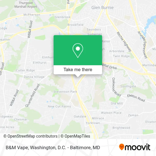 B&M Vape map