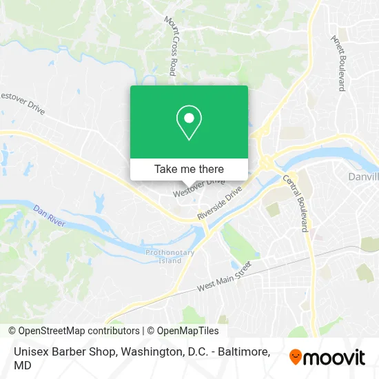 Unisex Barber Shop map