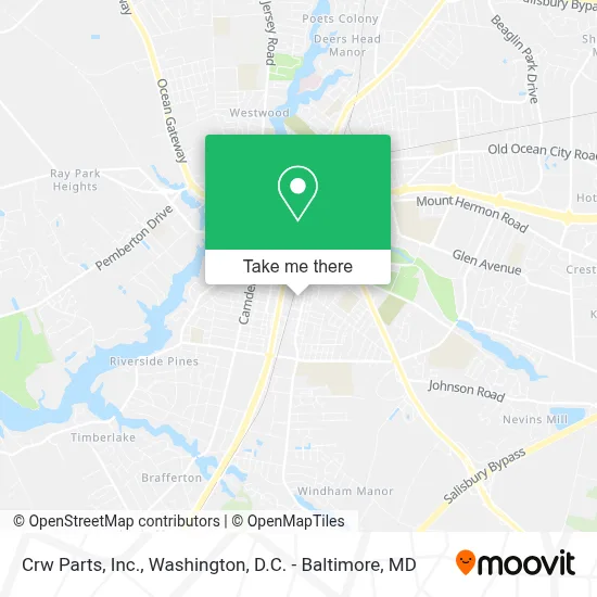 Crw Parts, Inc. map
