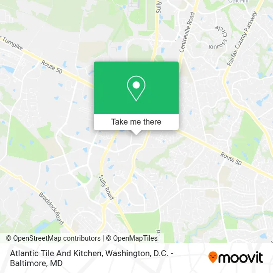 Atlantic Tile And Kitchen map