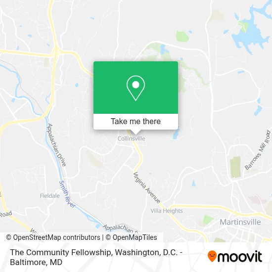 The Community Fellowship map