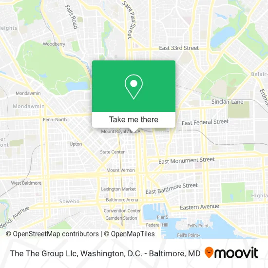 The The Group Llc map