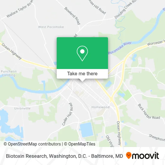 Biotoxin Research map