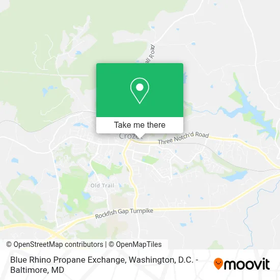 Blue Rhino Propane Exchange map