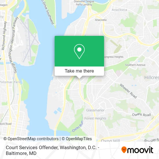 Court Services Offender map