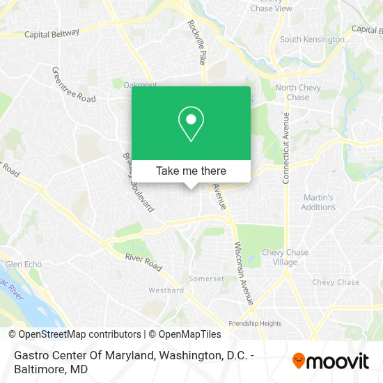 Gastro Center Of Maryland map