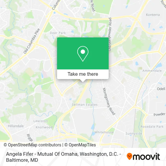 Angela Fifer - Mutual Of Omaha map