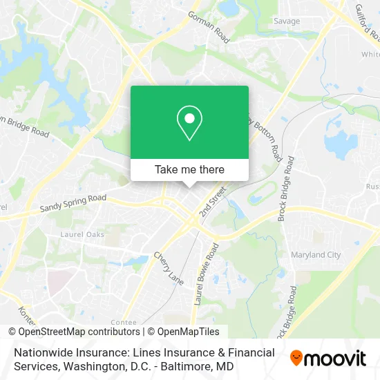 Nationwide Insurance: Lines Insurance & Financial Services map