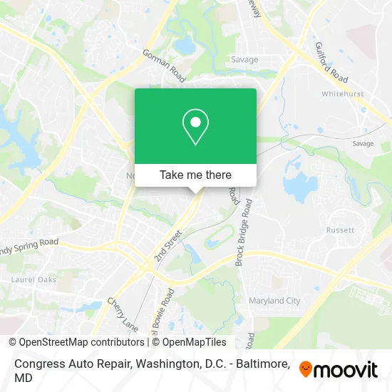 Congress Auto Repair map