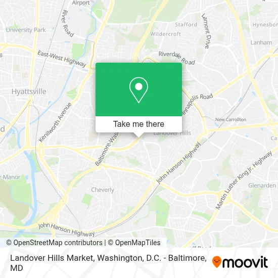 Landover Hills Market map