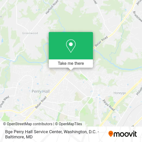 Bge Perry Hall Service Center map
