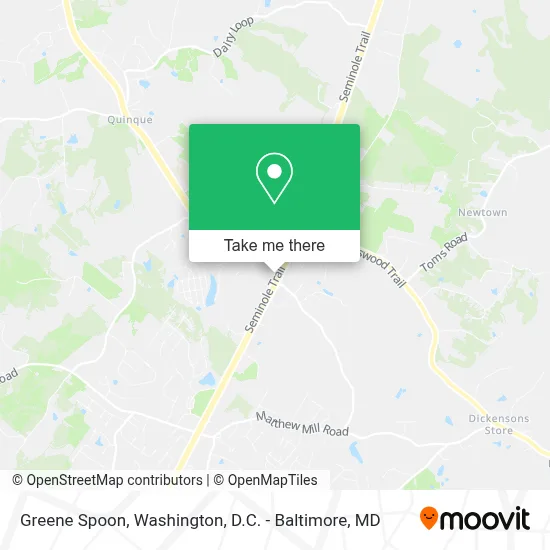 Greene Spoon map