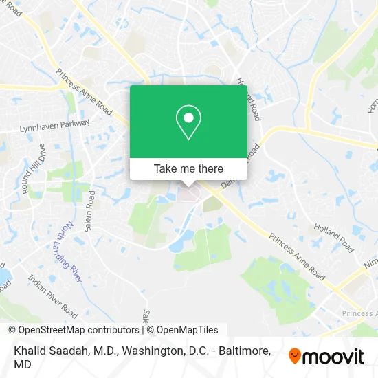 Khalid Saadah, M.D. map
