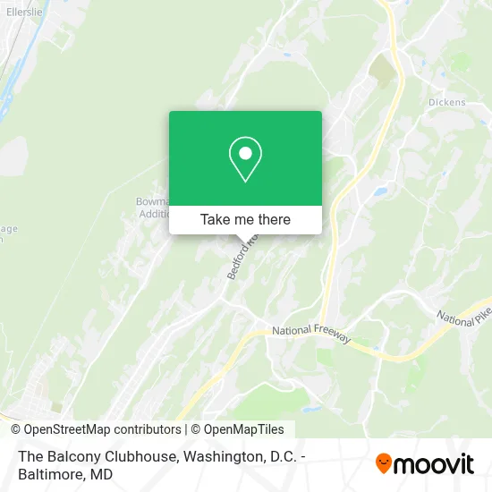 The Balcony Clubhouse map