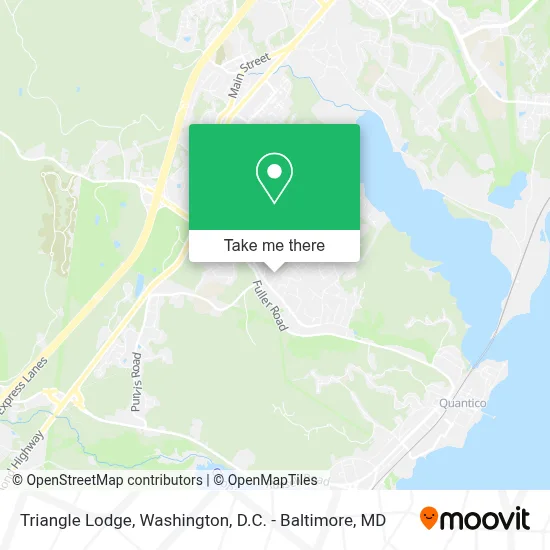 Triangle Lodge map