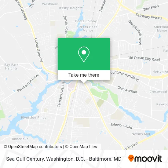 Sea Gull Century map