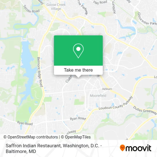 Saffron Indian Restaurant map