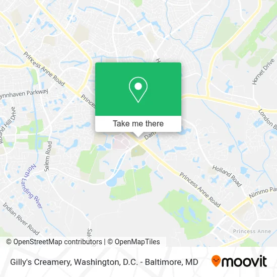 Gilly's Creamery map