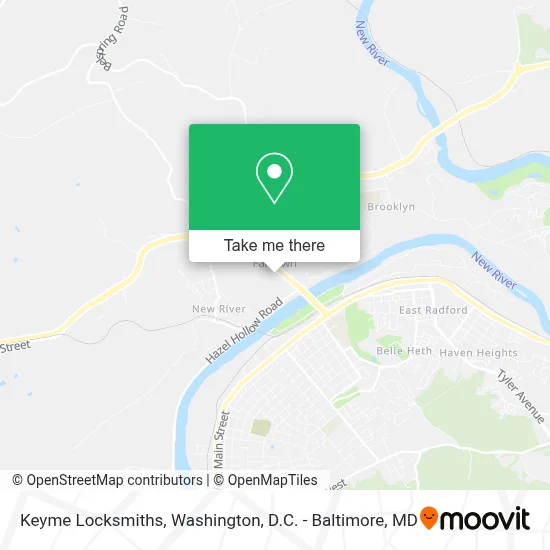 Keyme Locksmiths map