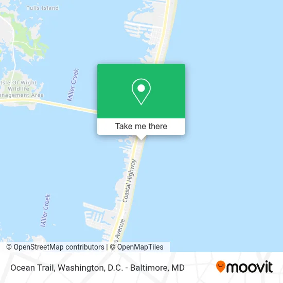 Ocean Trail map
