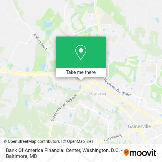 Bank Of America Financial Center map