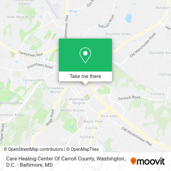 Care Healing Center Of Carroll County map