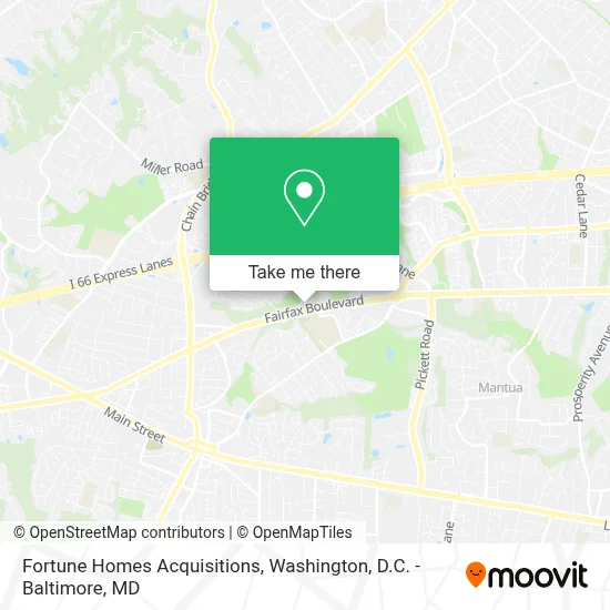 Fortune Homes Acquisitions map