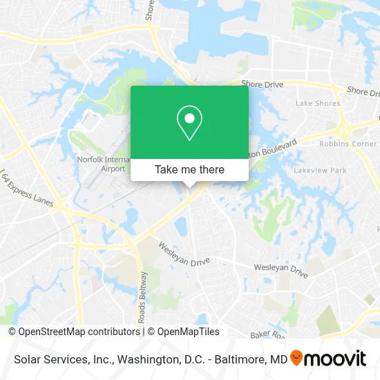 Solar Services, Inc. map