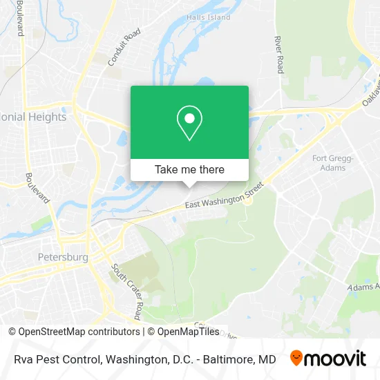 Rva Pest Control map