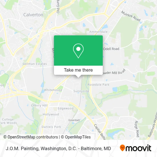 J.O.M. Painting map