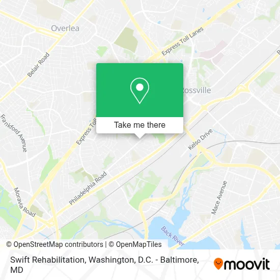 Swift Rehabilitation map