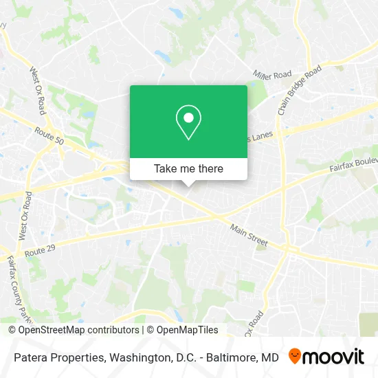 Patera Properties map