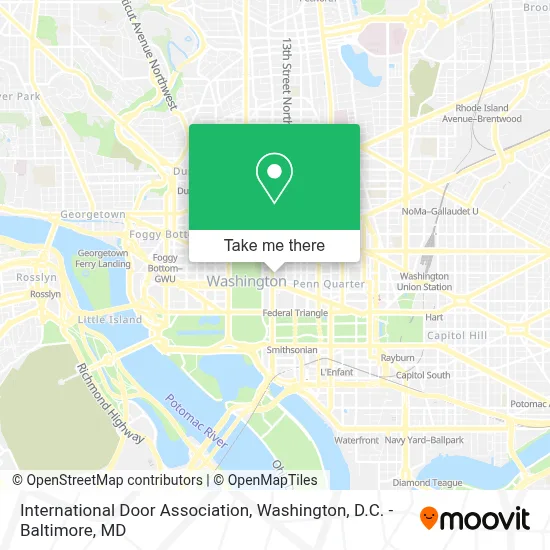 International Door Association map