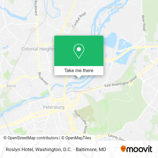 Roslyn Hotel map
