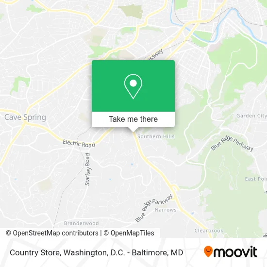 Country Store map