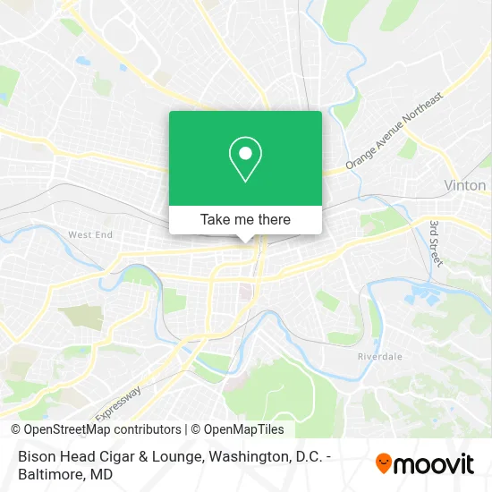 Bison Head Cigar & Lounge map