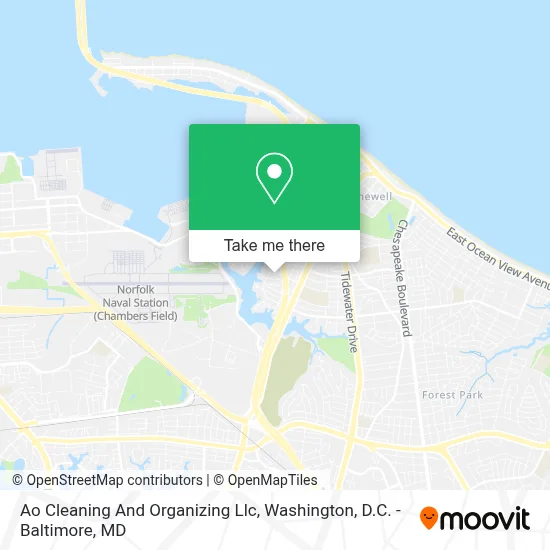Ao Cleaning And Organizing Llc map