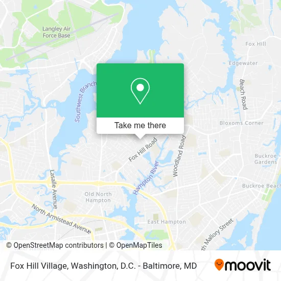 Fox Hill Village map