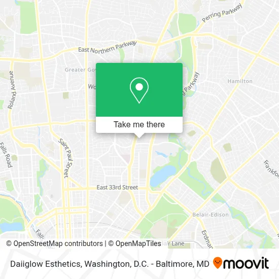 Daiiglow Esthetics map