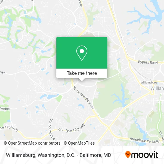 Williamsburg map