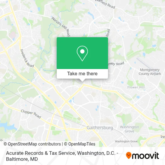 Acurate Records & Tax Service map