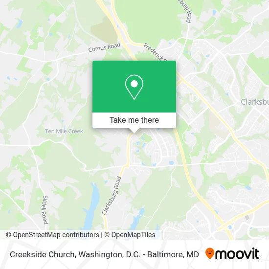 Creekside Church map
